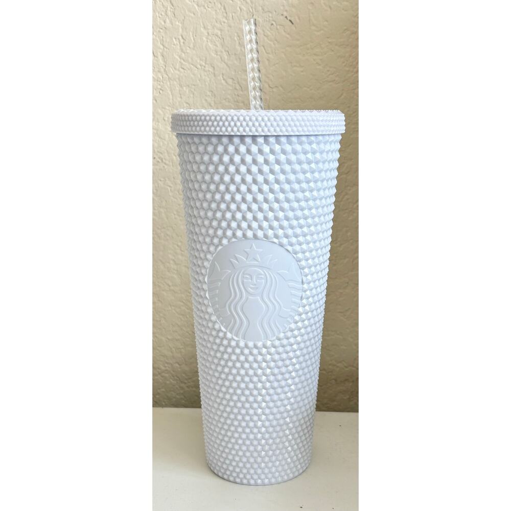 Starbucks Spring 2024 White Studded Venti 24oz Tumbler--NWT
